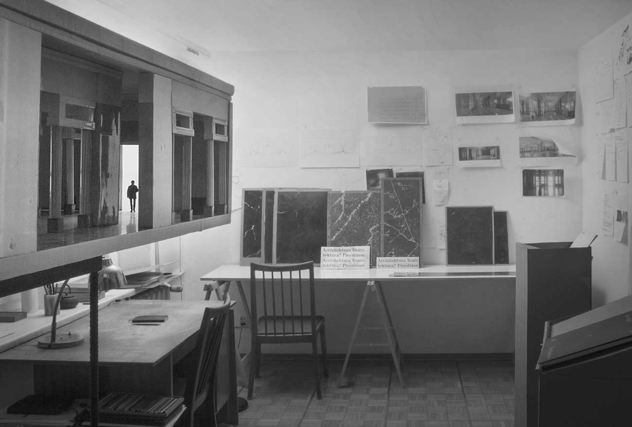 zdjecie pracowni architektonicznej, model architektoniczny, makieta projektu, teatr wielki opera narodowa - Karol Żurawski