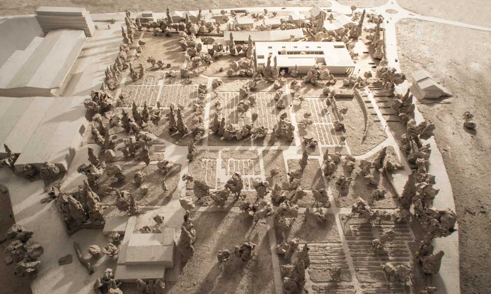 main entrance to the courtyard