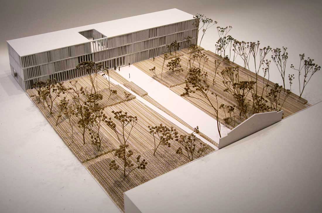 main entrance to the courtyard