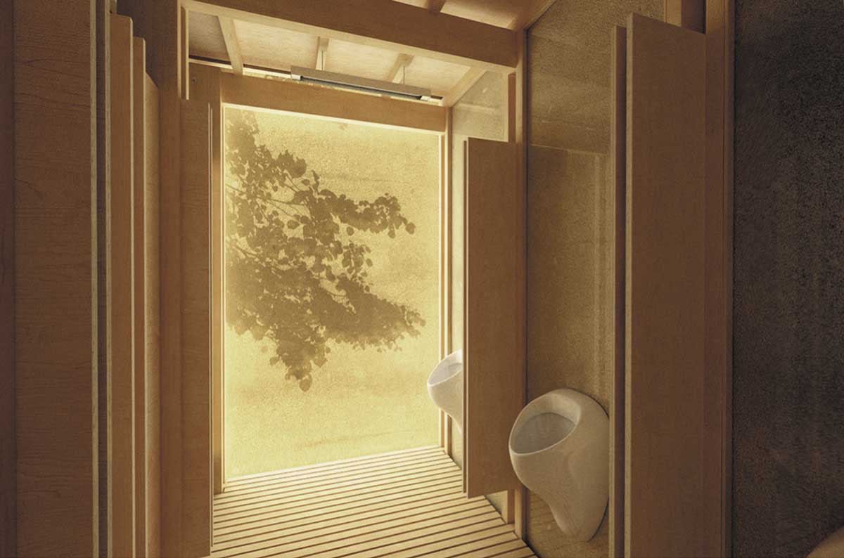 new design of the courtyard