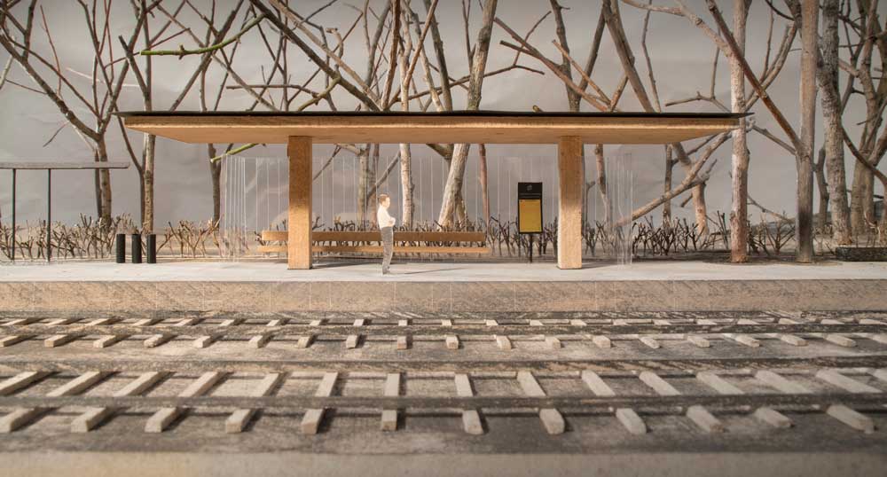 new design of the courtyard